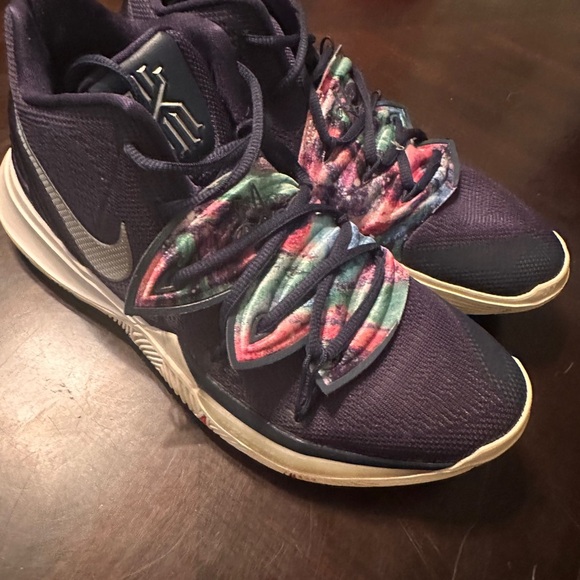 Nike Kyrie Navy and Multicolor Athletic Shoes - Picture 1 of 5